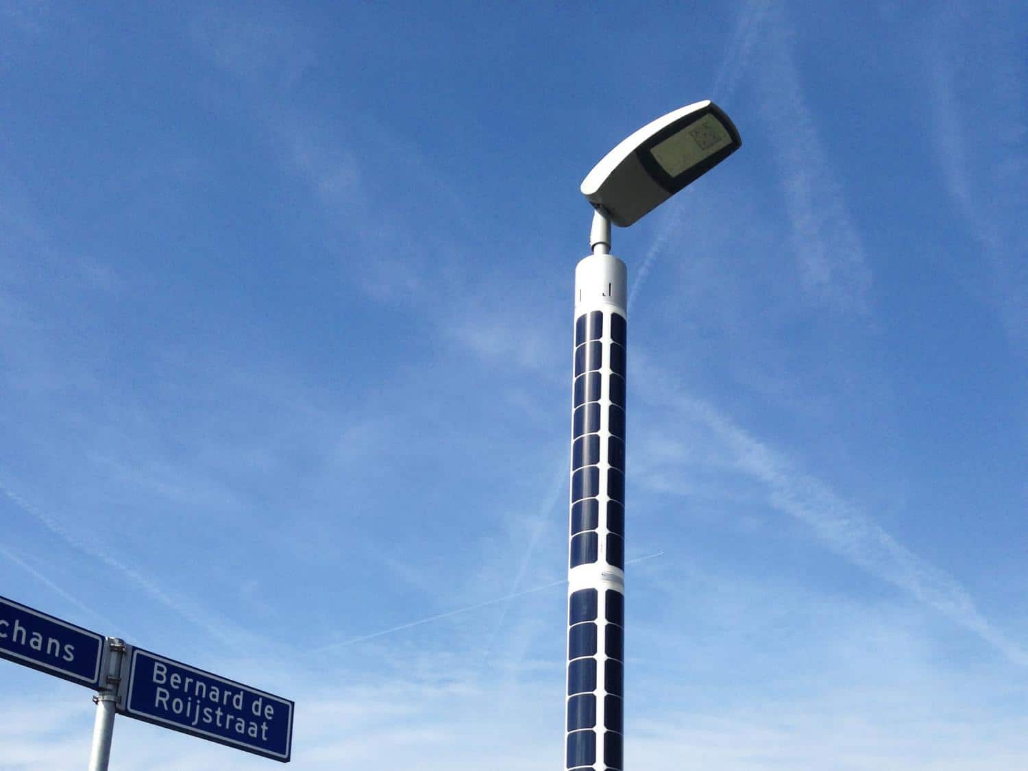 FlexSol solar light post - Amersfoort Netherlands