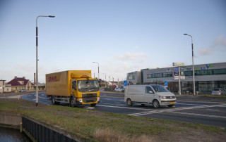 Soluxio solar crash friendly lighting colums at the N211