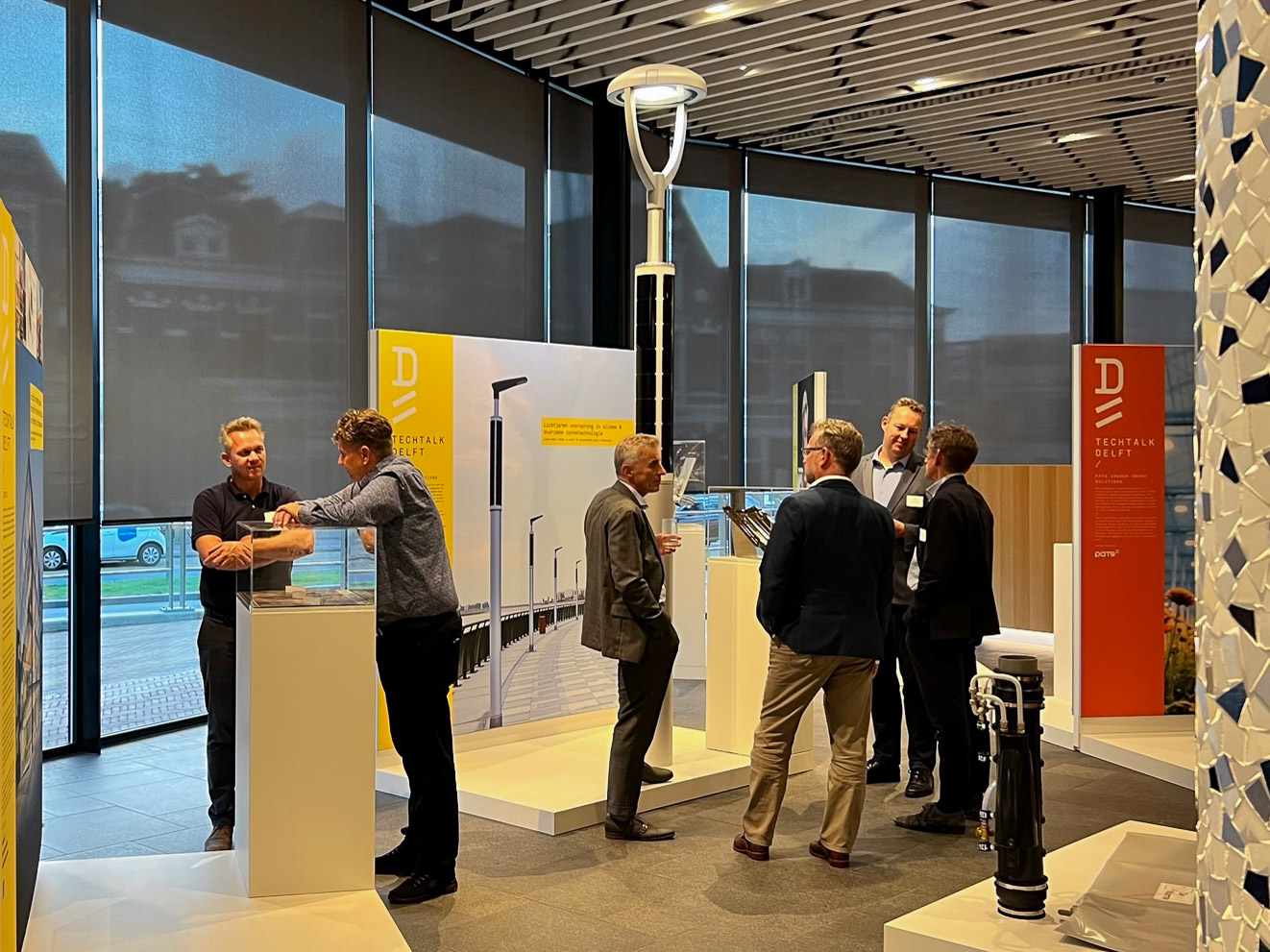 Soluxio at TechTalk Exposition at municipality exposition in Delft
