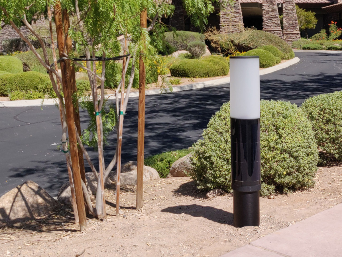 Solar Bollard Garden Lights Fasci Garden